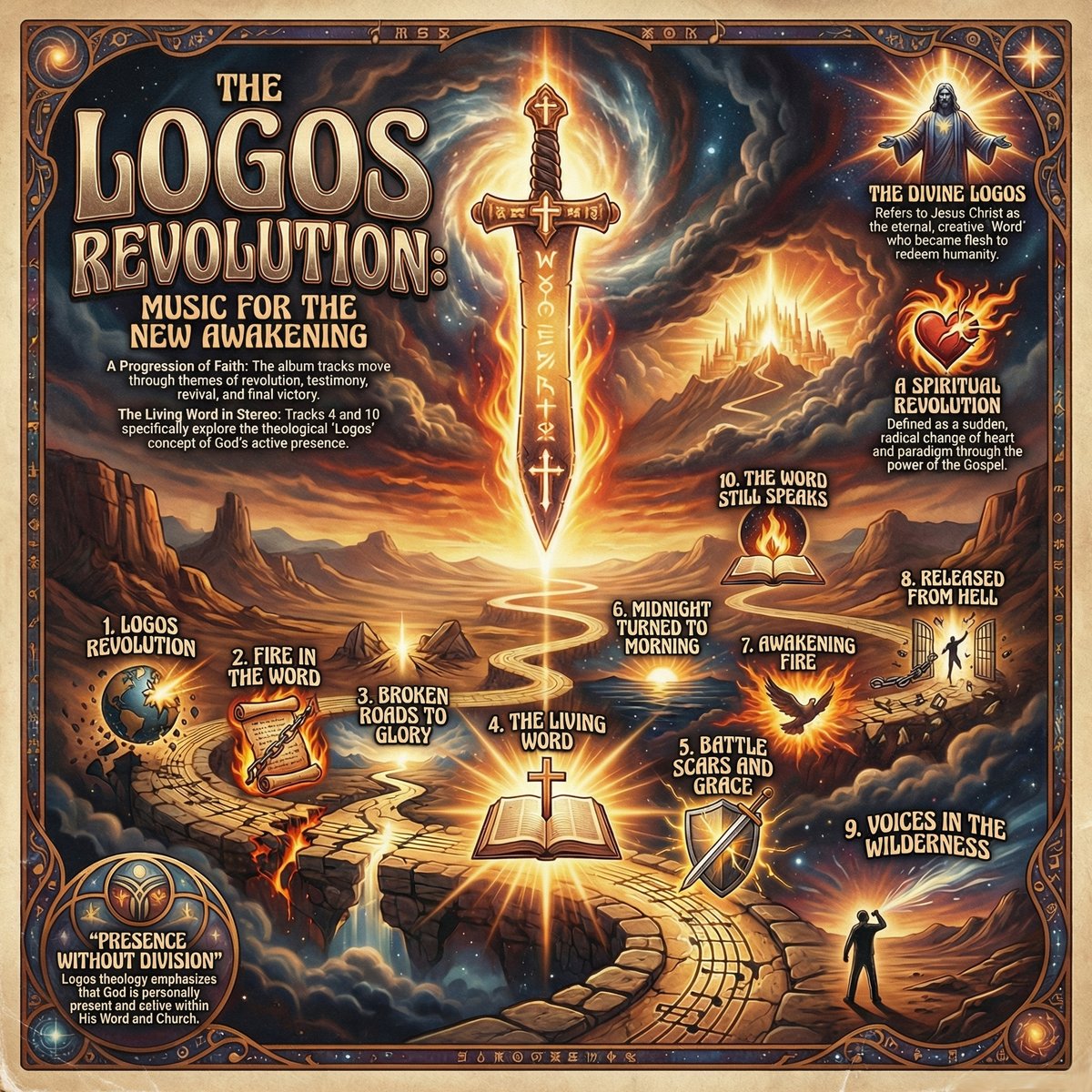 Album artwork for The Logos Revolution: Music for the New Awakening